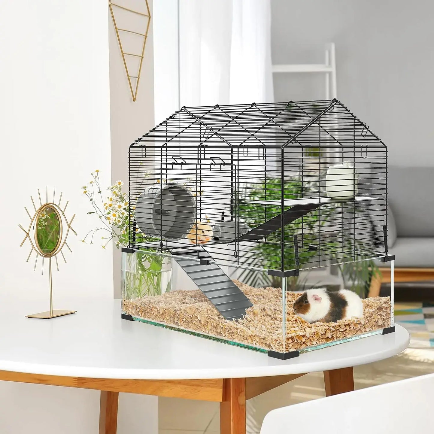 Metal Hamster Cage | Woof and Whiskers