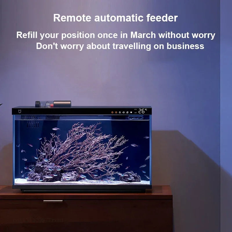 20 Gallon Fish Tank – Smart LED Aquarium with Auto Feeder | The Woof & Whiskers Co.