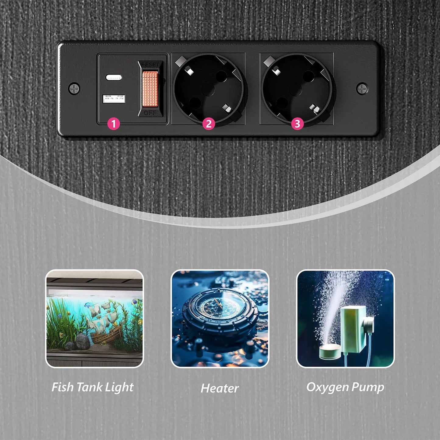 50 Gallon Fish Tank Aquarium - The Woof & Whiskers Co.