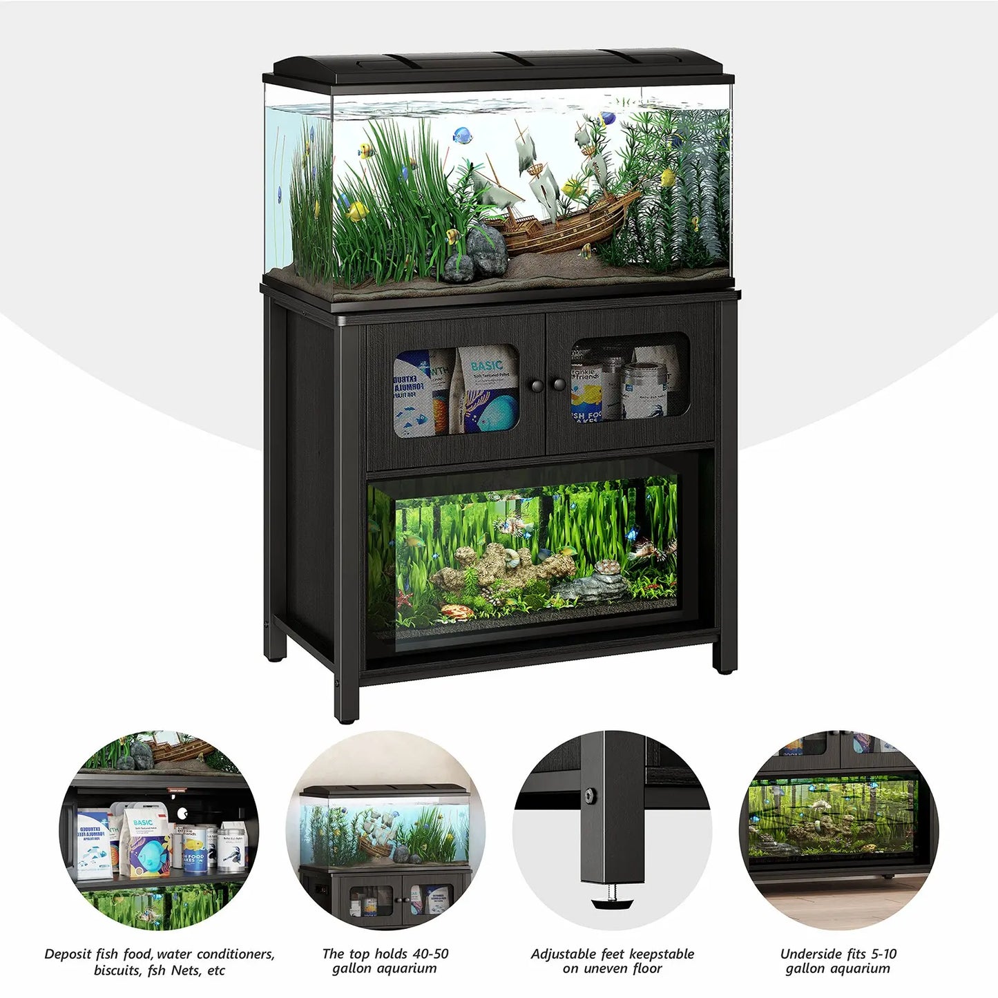 50 Gallon Fish Tank Aquarium - The Woof & Whiskers Co.