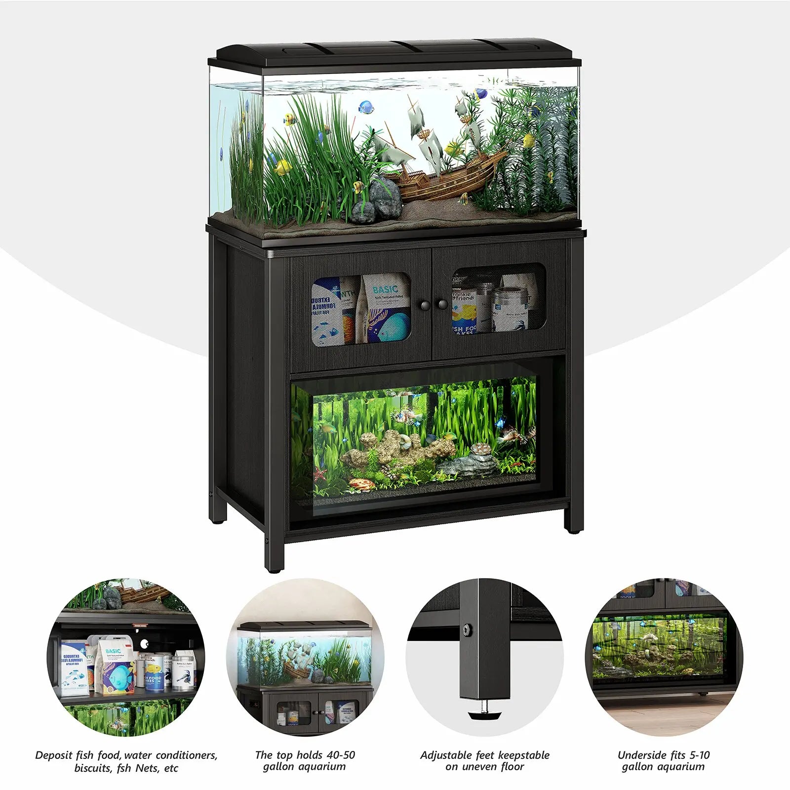 50 Gallon Fish Tank Aquarium - The Woof & Whiskers Co.