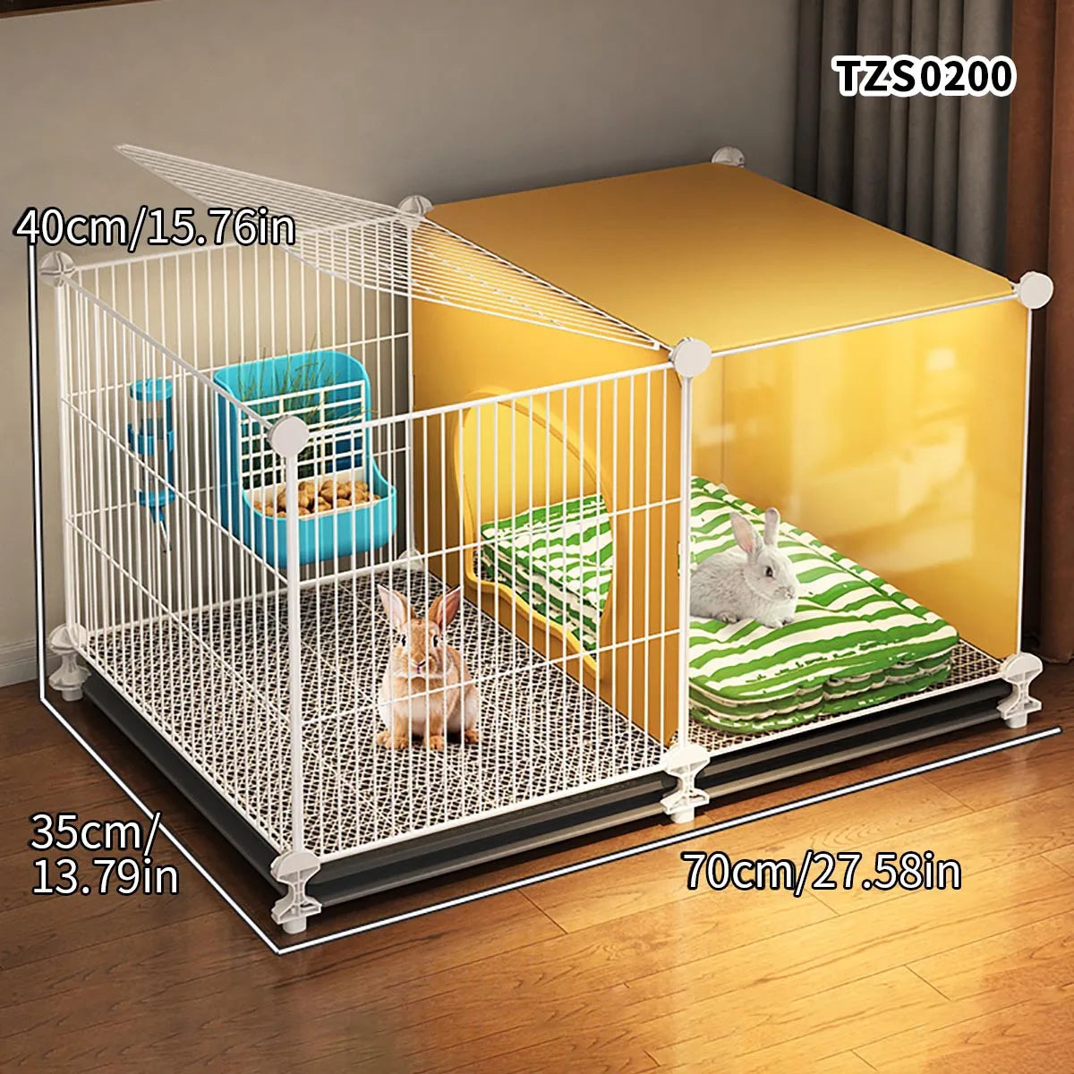 Guinea Pig Cage | Safe, Spacious & Easy-Clean Small Pet Habitat