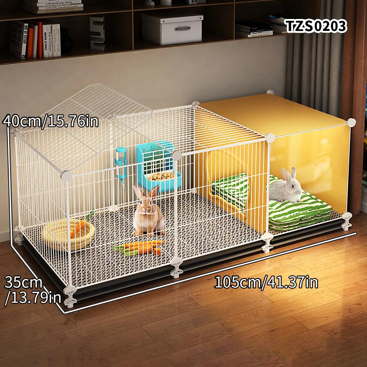 Guinea Pig Cage | Safe, Spacious & Easy-Clean Small Pet Habitat