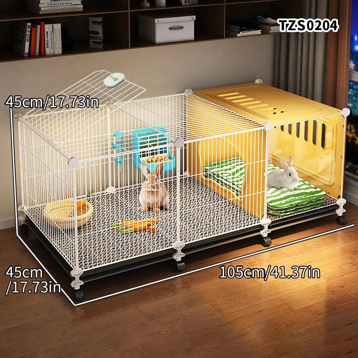 Guinea Pig Cage | Safe, Spacious & Easy-Clean Small Pet Habitat