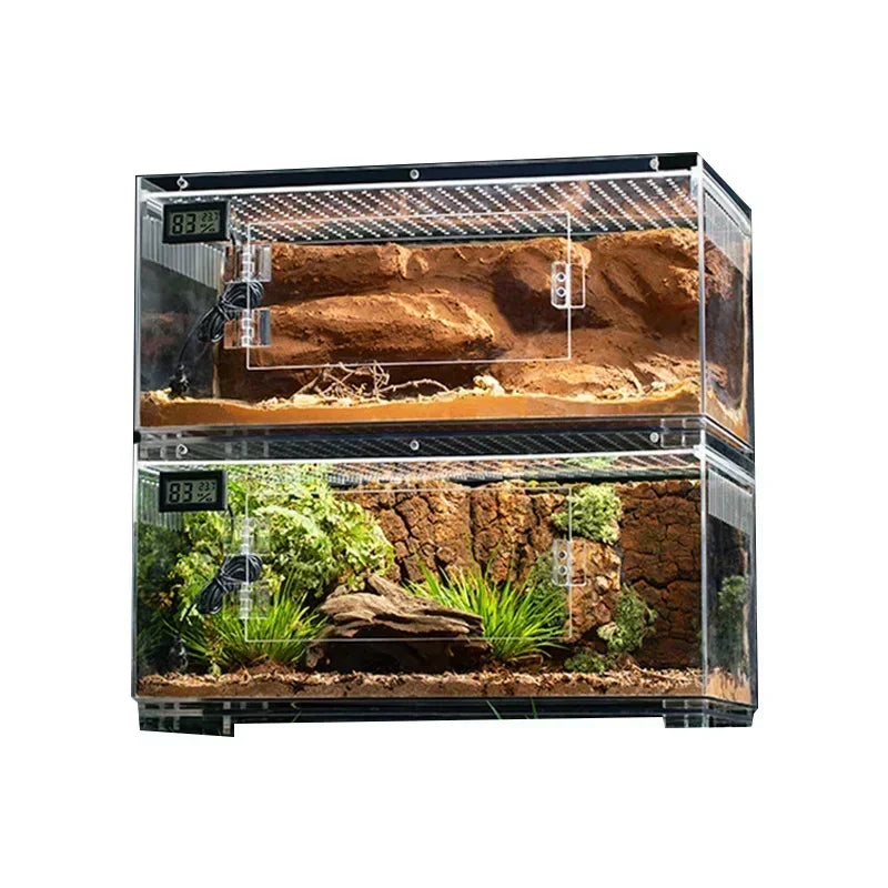 Snake Reptile Cage | Durable Acrylic Enclosure for Reptiles