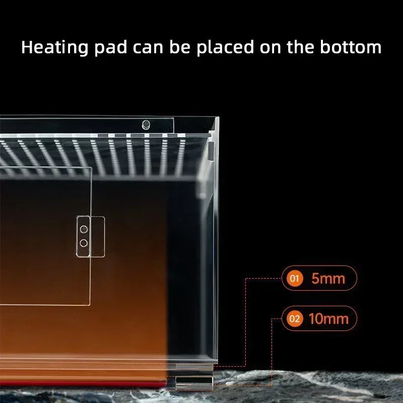 Snake Reptile Cage | Durable Acrylic Enclosure for Reptiles